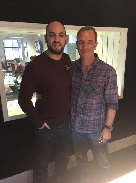 Robson et le producteur Johnny Seifert