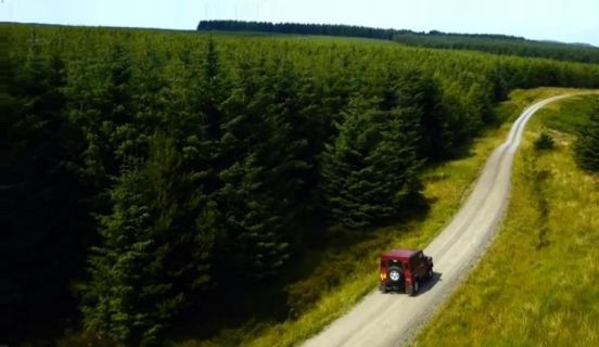 Robson sillonnant le Northumberland