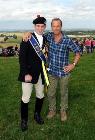 Robson et Grant Cambell à la reconstitution de la bataille de Flodden