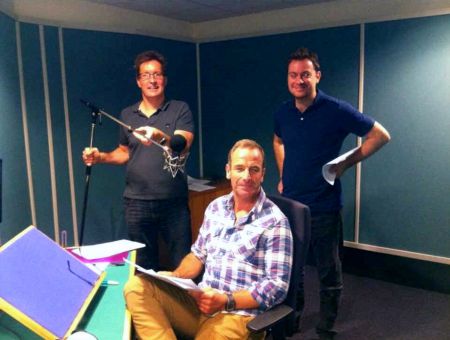 Robson enregistre en studio (17/10/13)